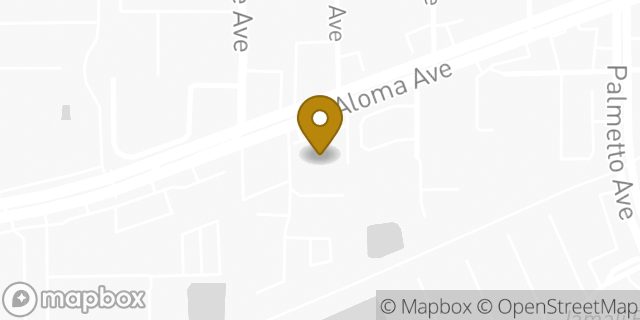 Map showing the location of AutoZone in Winter Park, FL 32792