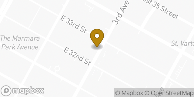 Map showing the location of McDonald's in New York, NY 10016