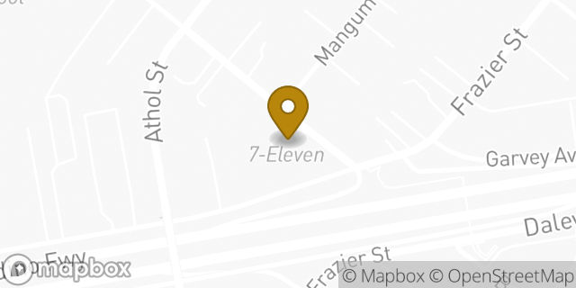 Map showing the location of 7-Eleven in Baldwin Park, CA 91706