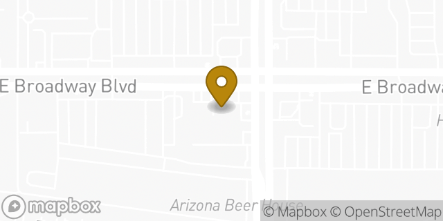 Map showing the location of Amazon Locker - Siege in Tucson, AZ 85710