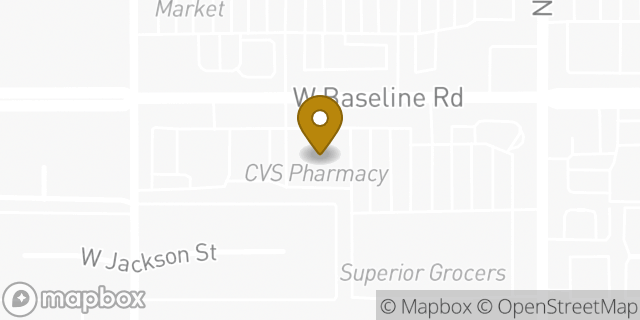 Map showing the location of CVS Pharmacy in Rialto, CA 92376