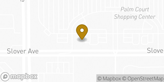 Map showing the location of AutoZone in Fontana, CA 92337