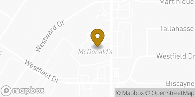 Map showing the location of McDonald's in San Antonio, TX 78227