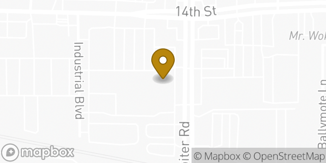 Map showing the location of Papa Johns Pizza in Plano, TX 75074
