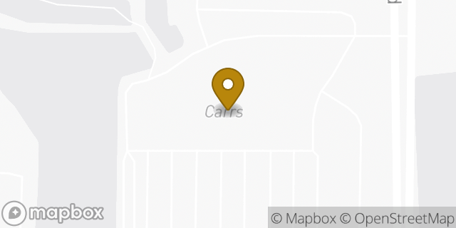 Map showing the location of Carrs in Anchorage, AK 99504