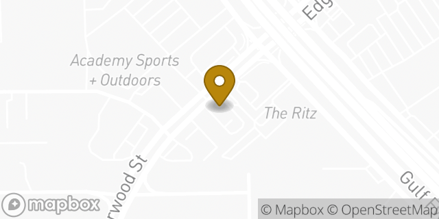 Map showing the location of Whataburger in Houston, TX 77075