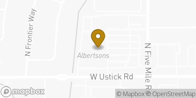 Map showing the location of Coinme in Boise, ID 83713