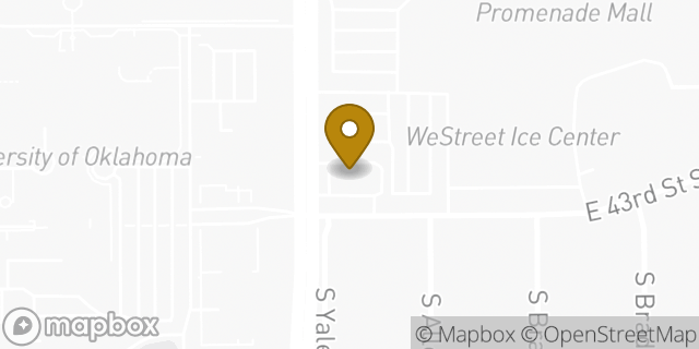 Map showing the location of McDonald's in Tulsa, OK 74135