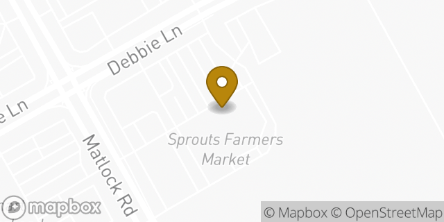 Map showing the location of Sprouts Farmers Market in Mansfield, TX 76063