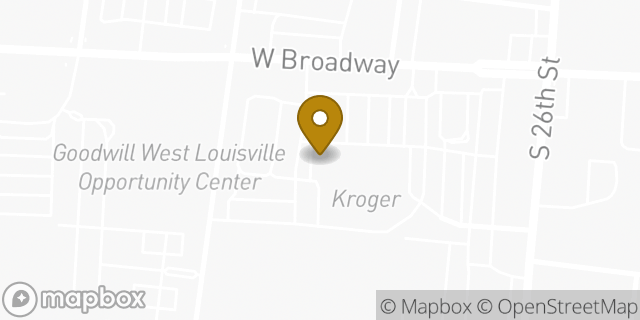 Map showing the location of Subway in Louisville, KY 40211