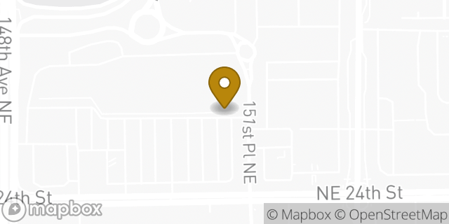 Map showing the location of Amazon Locker - Calliope in Redmond, WA 98052