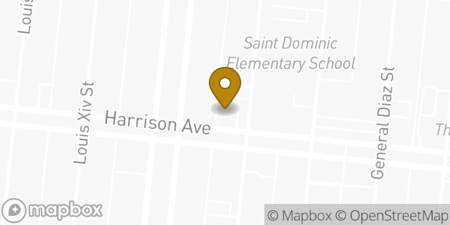 Map showing the location of Chase Bank in New Orleans, LA 70124