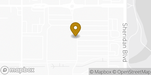 Map showing the location of Cvs Pharmacy in Edgewater, CO 80214
