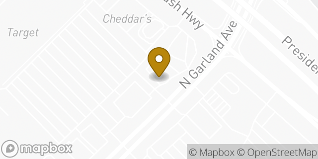 Map showing the location of The UPS Store in Garland, TX 75040