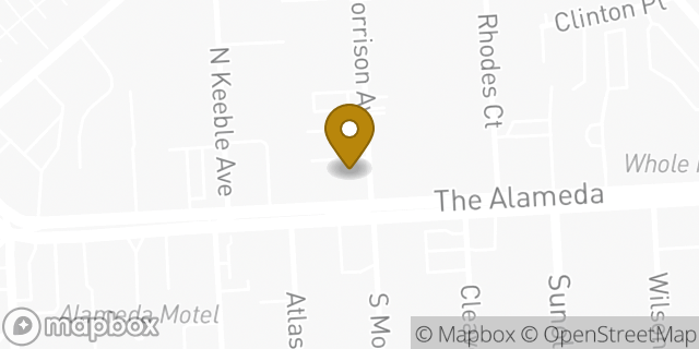 Map showing the location of Chipotle Mexican Grill in San Jose, CA 95126