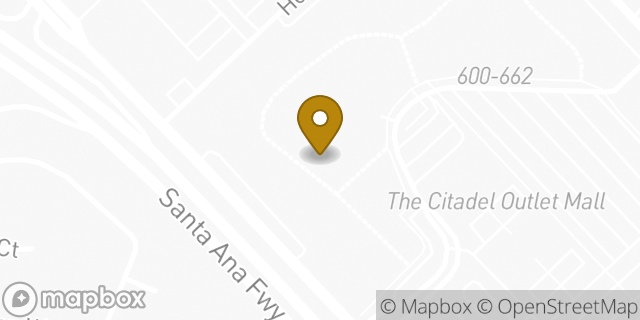 Map showing the location of Banana Republic in Commerce, CA 90040