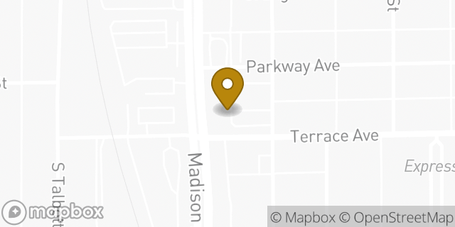 Map showing the location of Regions Bank in Indianapolis, IN 46225