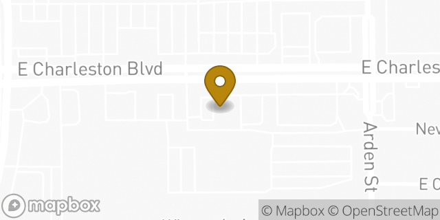 Map showing the location of Starbucks in Las Vegas, NV 89104