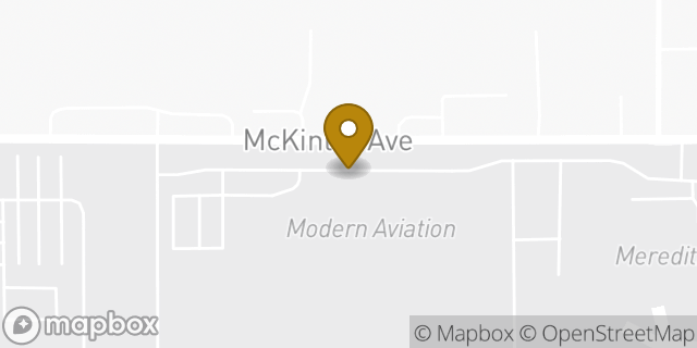 Map showing the location of Modern Aviation - 2800 McKinley Avenue (Private Flights Only) in Des Moines, IA 50321