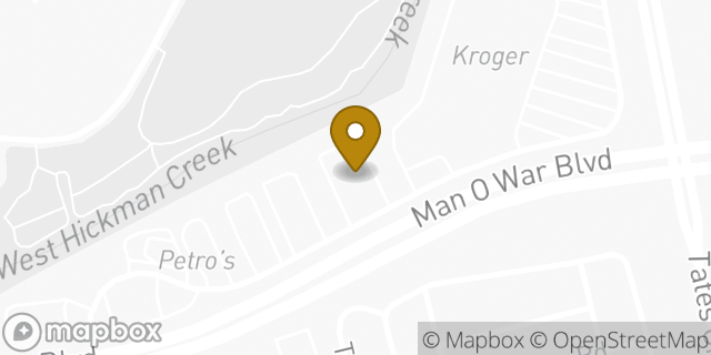 Map showing the location of McDonald's in Lexington, KY 40517