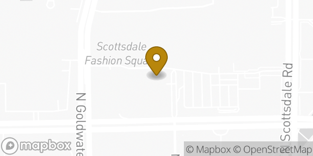 Map showing the location of Starbucks in Scottsdale, AZ 85251