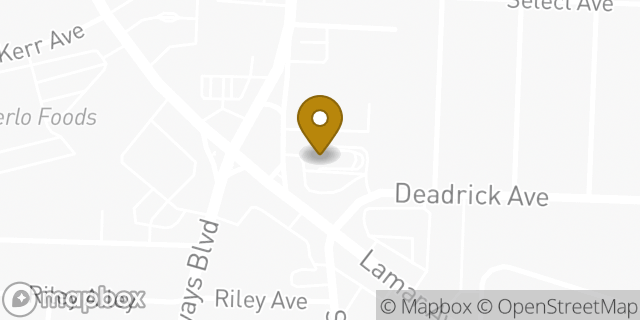 Map showing the location of McDonald's in Memphis, TN 38114