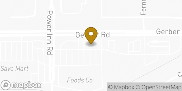 Map showing the location of McDonald's in Sacramento, CA 95828