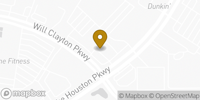 Map showing the location of McDonald's in Humble, TX 77346