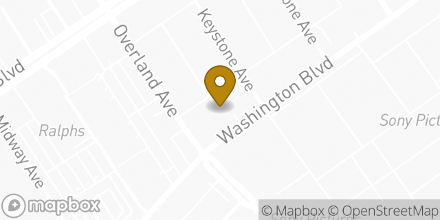 Map showing the location of Chase Bank in Los Angeles, CA 90232