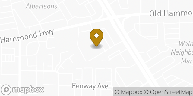 Map showing the location of Avis Car Rental in Baton Rouge, LA 70816