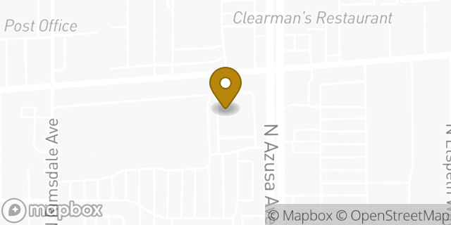 Map showing the location of Walgreens in Covina, CA 91722