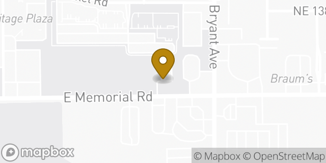 Map showing the location of Starbucks in Edmond, OK 73013