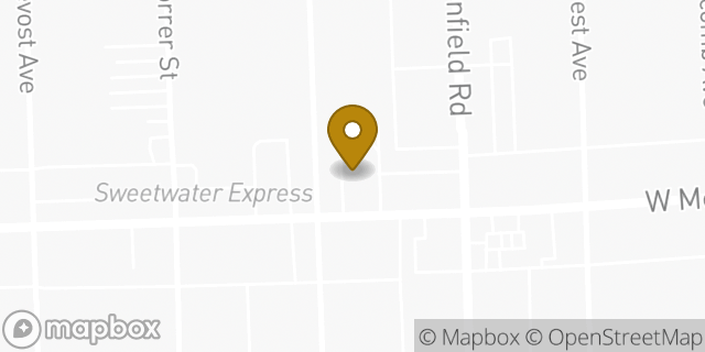 Map showing the location of McDonald's in Detroit, MI 48235