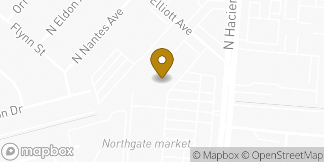 Map showing the location of Cvs Pharmacy Y Más in La Puente, CA 91744