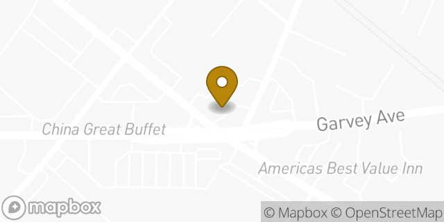 Map showing the location of Starbucks in El Monte, CA 91732