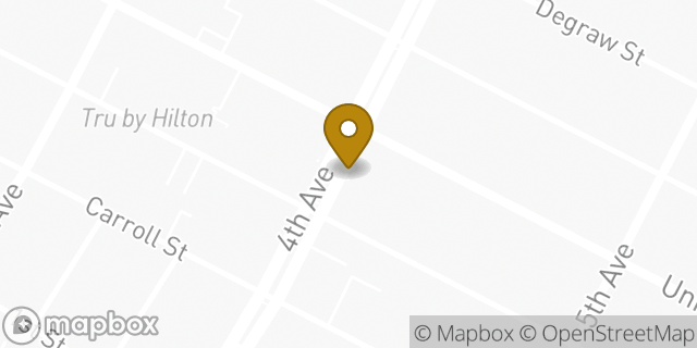 Map showing the location of The UPS Store in Brooklyn, NY 11215