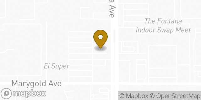 Map showing the location of Baskin-Robbins in Fontana, CA 92335