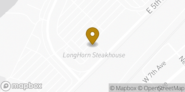 Map showing the location of LongHorn Steakhouse in West Homestead, PA 15120