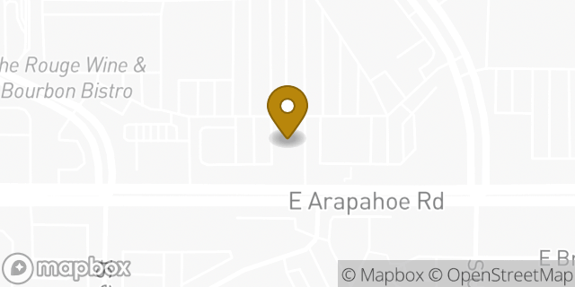 Map showing the location of Starbucks in Greenwood Village, CO 80112
