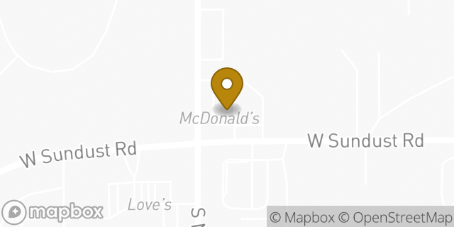 Map showing the location of McDonald's in Chandler, AZ 85226