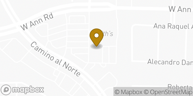 Map showing the location of The UPS Store in North Las Vegas, NV 89031