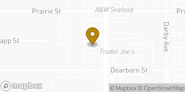 Map showing the location of The UPS Store in Northridge, CA 91324
