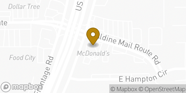 Map showing the location of McDonald's in Houston, TX 77039