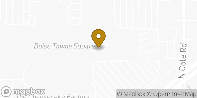 Map showing the location of Banana Republic in Boise, ID 83704