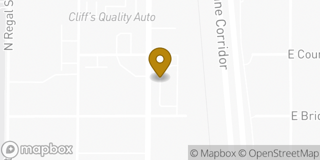 Map showing the location of McDonald's in Spokane, WA 99207