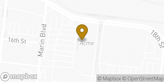 Map showing the location of Acme in Jersey City, NJ