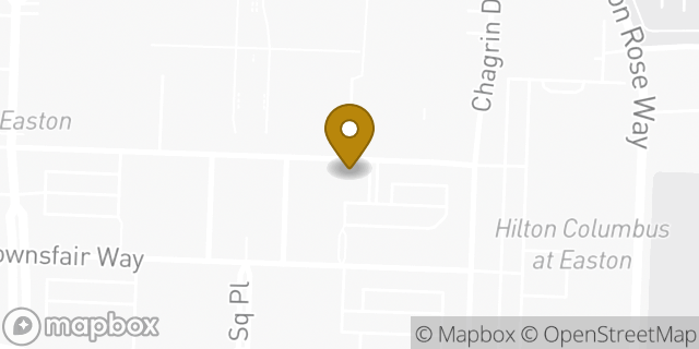 Map showing the location of Starbucks in Columbus, OH 43219