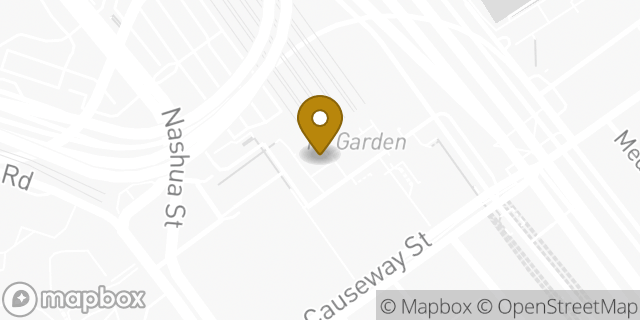 Map showing the location of McDonald's in Boston, MA 02114