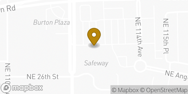 Map showing the location of Starbucks Coffee Company in Vancouver, WA 98684