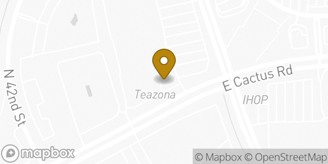 Map showing the location of Subway in Phoenix, AZ 85032
